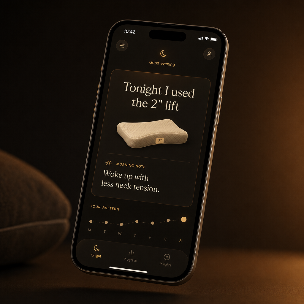 The Clue-Less House app showing a sleep tracking card